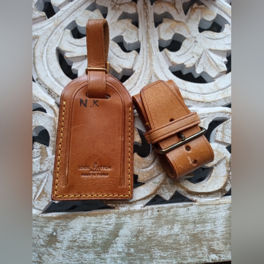 SALE - Louis Vuitton Luggage Tag & Poignet - 100% Authentic (4)